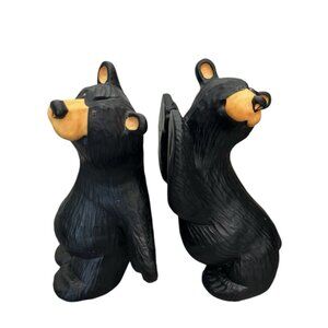 BEARFOOTS Book End Bears - Jeff Fleming - Simon Schuster -  7" tall
